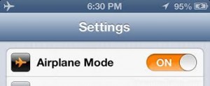 airplane mode for better sleep